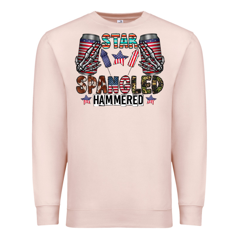 Star Spangled Hammered Premium Sweatshirt by CowhideDigitalArt | Teevron