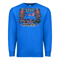 True Royal star spangled hammered Premium Sweatshirt - CowhideDigitalArt