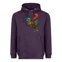 Plum rooster Heavyweight Hoodie - RanaPortraitStore