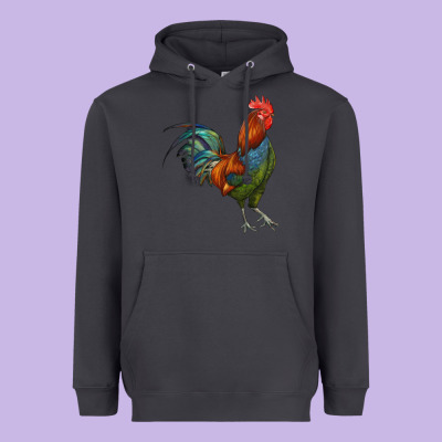 Rooster Heavyweight Hoodie Designed By Ranaportraitstore