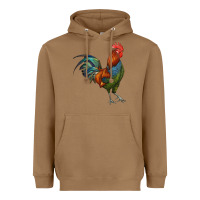 Toasted Coconut rooster Heavyweight Hoodie - RanaPortraitStore