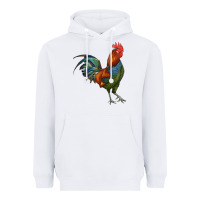 White rooster Heavyweight Hoodie - RanaPortraitStore