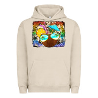 Pigment French Oak coconut drink with sunglasses Urban Hoodie - Jasminsmagicworld