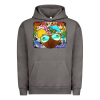 Coconut Drink With Sunglasses Urban Hoodie | Teevron