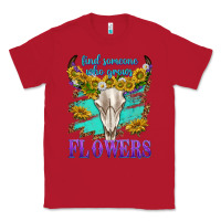 Red find someone who grows flowers Classic Tee - texasbilliewilder