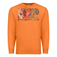 Carrot peace love 100 days of school Premium Sweatshirt - RacoonDesign
