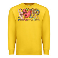 Lemon peace love 100 days of school Premium Sweatshirt - RacoonDesign