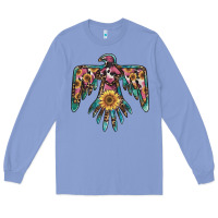 Colony Blue pinky western sunflower thunderbird Long Sleeve Tee - BarkalooDesign