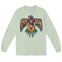 Matcha pinky western sunflower thunderbird Long Sleeve Tee - BarkalooDesign