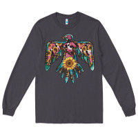 Smoke pinky western sunflower thunderbird Long Sleeve Tee - BarkalooDesign