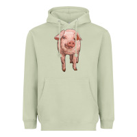 Matcha pig Heavyweight Hoodie - RanaPortraitStore