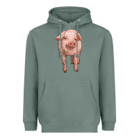 Sage pig Heavyweight Hoodie - RanaPortraitStore