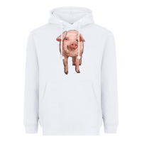 White pig Heavyweight Hoodie - RanaPortraitStore