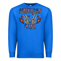 True Royal american mini Premium Sweatshirt - CowhideDigitalArt