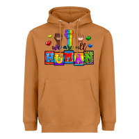 Meerkat we are all human Heavyweight Hoodie - Zillion Design Studio