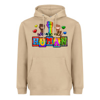 Mushroom we are all human Heavyweight Hoodie - Zillion Design Studio
