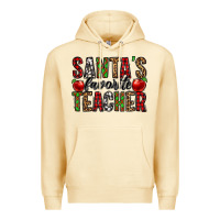 Pina Colada santa's favorite teacher Premium Hoodie - Jasminsmagicworld