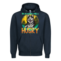 Navy life is better with a husky Zipper Hoodie - texasbilliewilder