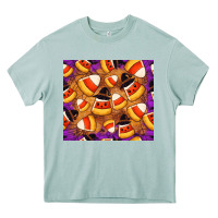 Arona Candy Pattern Heavy Core Tee - CowhideDigitalArt
