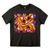 Asphalt Candy Pattern Heavy Core Tee - CowhideDigitalArt