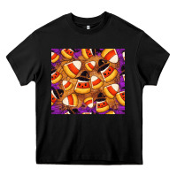 Black Candy Pattern Heavy Core Tee - CowhideDigitalArt