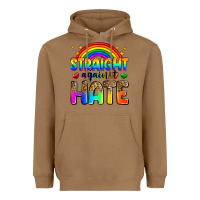 Toasted Coconut straight against hate Heavyweight Hoodie - Zillion Design Studio