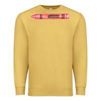 Antique Gold pink crayon fa element Premium Sweatshirt - FaDigitalArtStudio