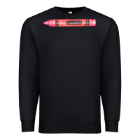Black pink crayon fa element Premium Sweatshirt - FaDigitalArtStudio