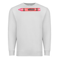 Dove Grey pink crayon fa element Premium Sweatshirt - FaDigitalArtStudio