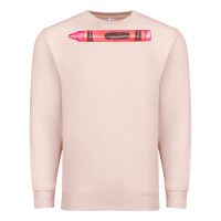 Pale Pink pink crayon fa element Premium Sweatshirt - FaDigitalArtStudio