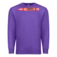 Purple pink crayon fa element Premium Sweatshirt - FaDigitalArtStudio
