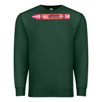 Sports Green pink crayon fa element Premium Sweatshirt - FaDigitalArtStudio