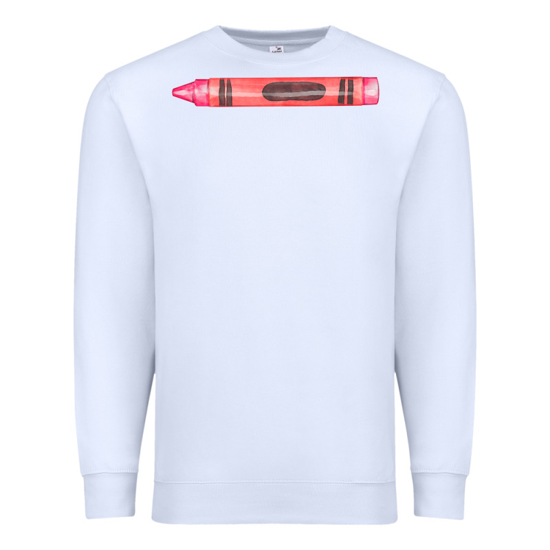 Pink Crayon Fa Element Premium Sweatshirt by FaDigitalArtStudio | Teevron