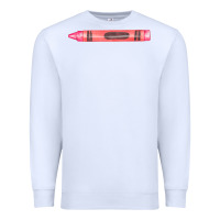 White pink crayon fa element Premium Sweatshirt - FaDigitalArtStudio