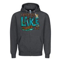 Smoke living on lake time Zipper Hoodie - texasbilliewilder