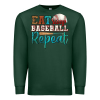 Eat Sleep Baseball Repeat Premium Sweatshirt | Teevron