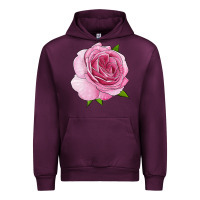 Mauve Wine all dressed up rose Urban Hoodie - LillyAllenDesigns