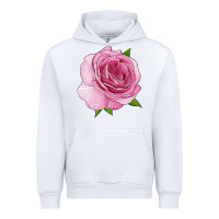 White all dressed up rose Urban Hoodie - LillyAllenDesigns