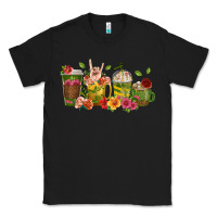 Black floral hustler coffee cups Classic Tee - texasbilliewilder
