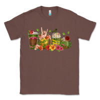 Chestnut floral hustler coffee cups Classic Tee - texasbilliewilder