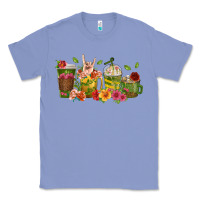 Colony Blue floral hustler coffee cups Classic Tee - texasbilliewilder