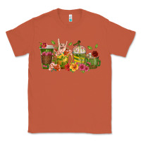 Copper floral hustler coffee cups Classic Tee - texasbilliewilder