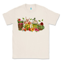 Natural floral hustler coffee cups Classic Tee - texasbilliewilder