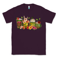 Plum floral hustler coffee cups Classic Tee - texasbilliewilder