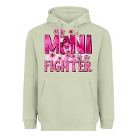 Matcha My Mini Is a Fighter with Ribbon Heavyweight Hoodie - texasbilliewilder