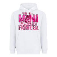 White My Mini Is a Fighter with Ribbon Heavyweight Hoodie - texasbilliewilder