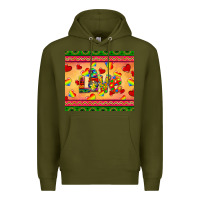 Army Green autism awareness love Premium Hoodie - BarkalooDesign