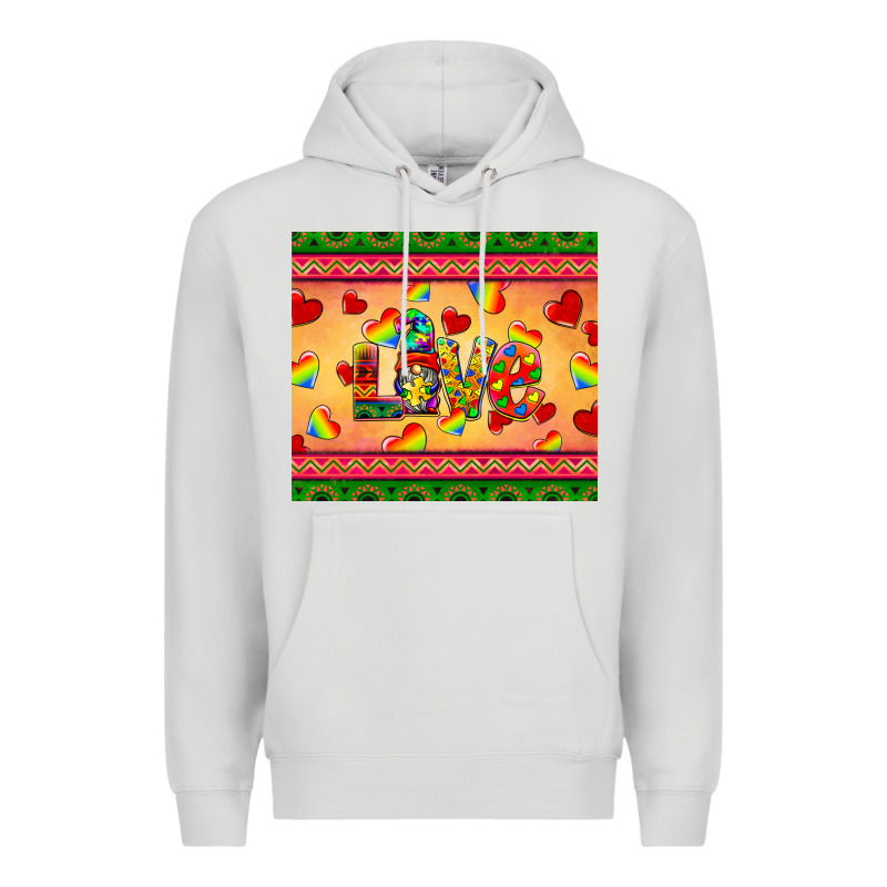 Autism Awareness Love Premium Hoodie by BarkalooDesign | Teevron