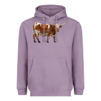 Lavender longhorn Heavyweight Hoodie - RanaPortraitStore
