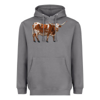 Storm longhorn Heavyweight Hoodie - RanaPortraitStore